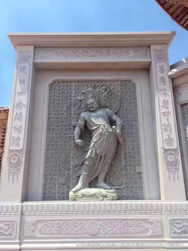 风水布局中的作用石雕哼哈二将在(图5)